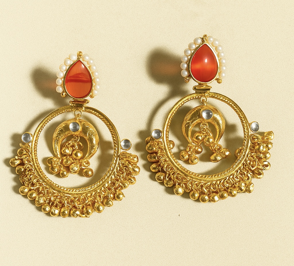Golden and silver replica earrings Collection